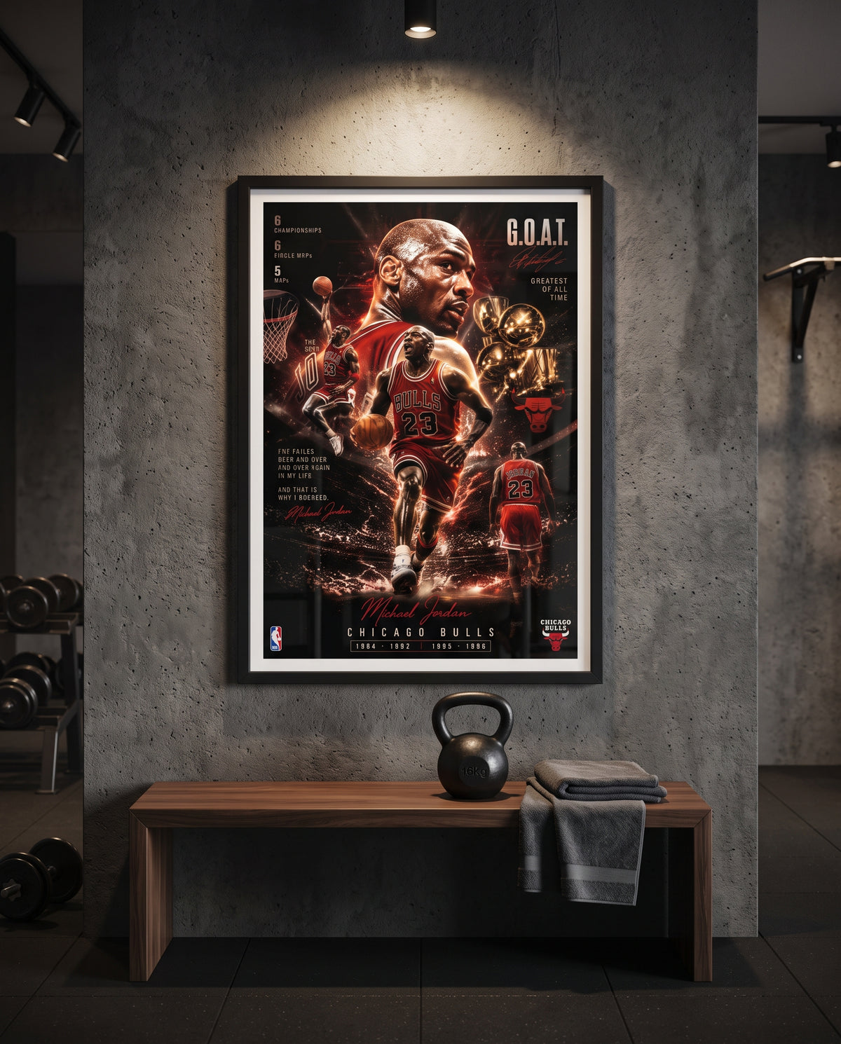 Cuadro Michael Jordan (Chicago Bulls / G.O.A.T.)