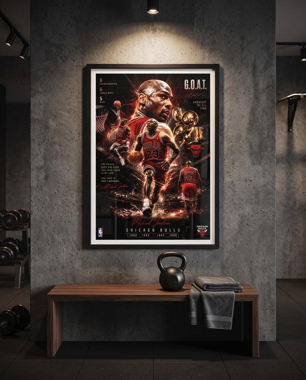 Cuadro Michael Jordan (Chicago Bulls / G.O.A.T.)