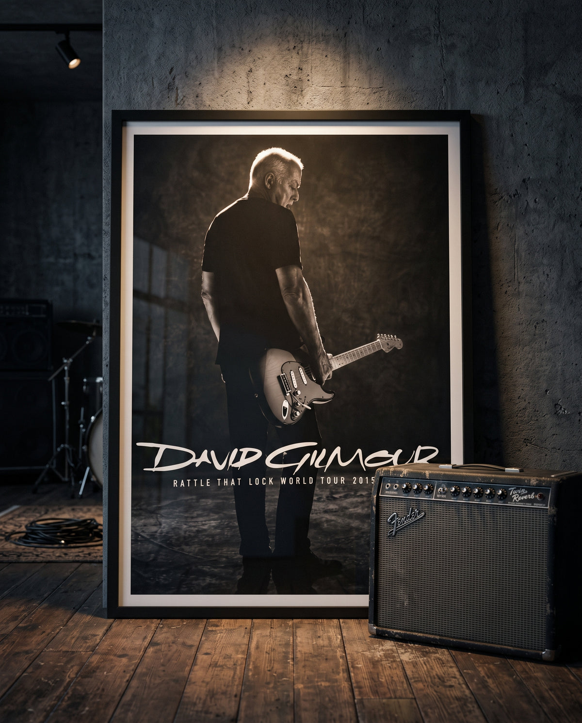 Cuadro David Gilmour (Rattle That Lock)
