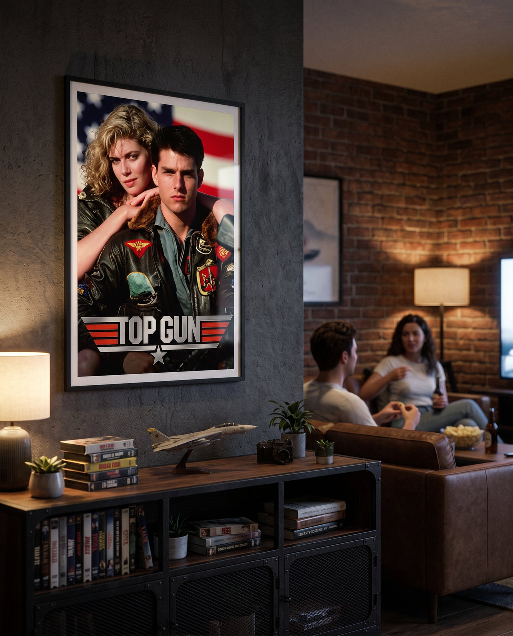 Cuadro Top Gun (Maverick y Charlie)