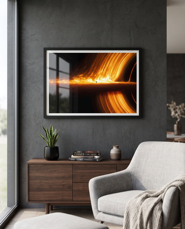 Cuadro Nave Endurance - Gargantua (Interstellar)