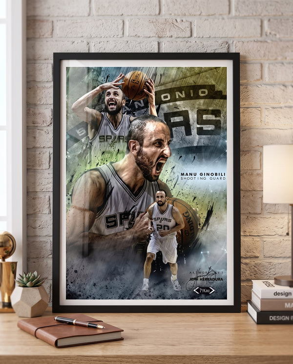 Cuadro Manu Ginóbili (San Antonio Spurs)