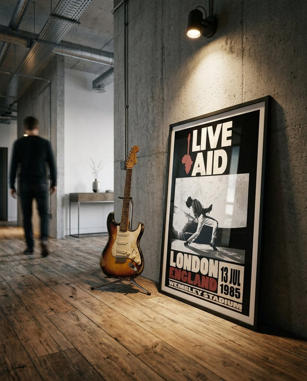 Cuadro Live Aid – Freddie Mercury