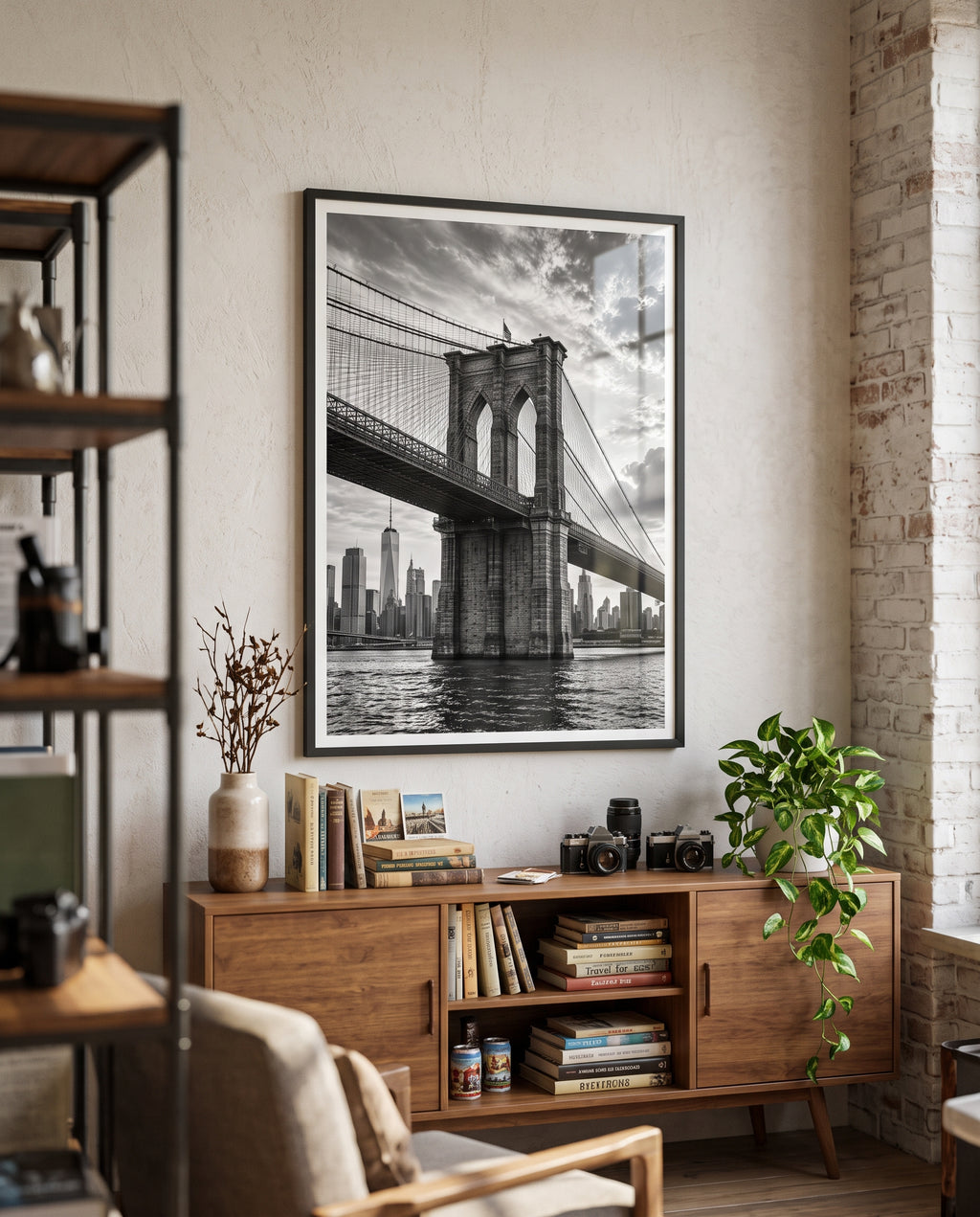 Cuadro Puente de Brooklyn (New York Skyline)