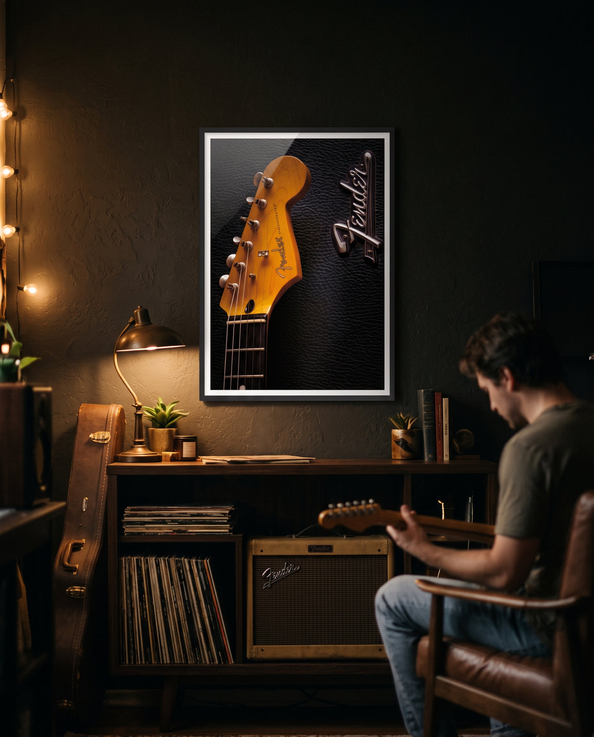 Cuadro Guitarra Fender Stratocaster