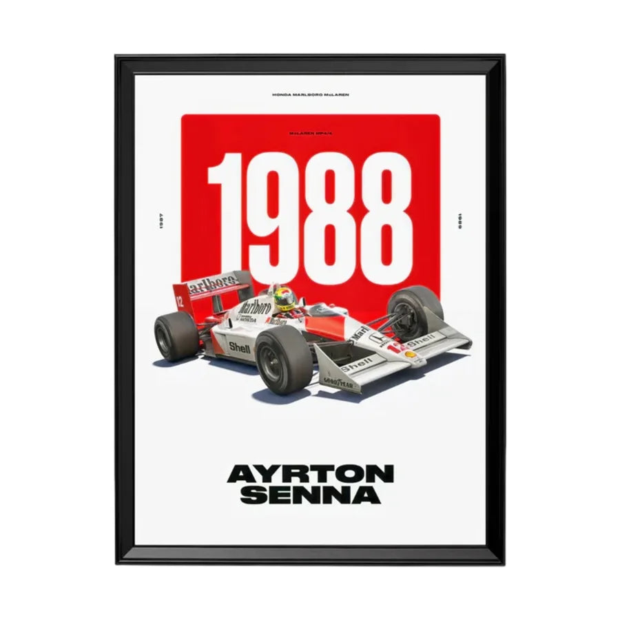 Cuadro Ayrton Senna
